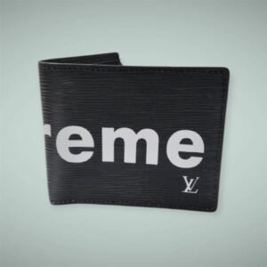 SUP x LV Black Wallet