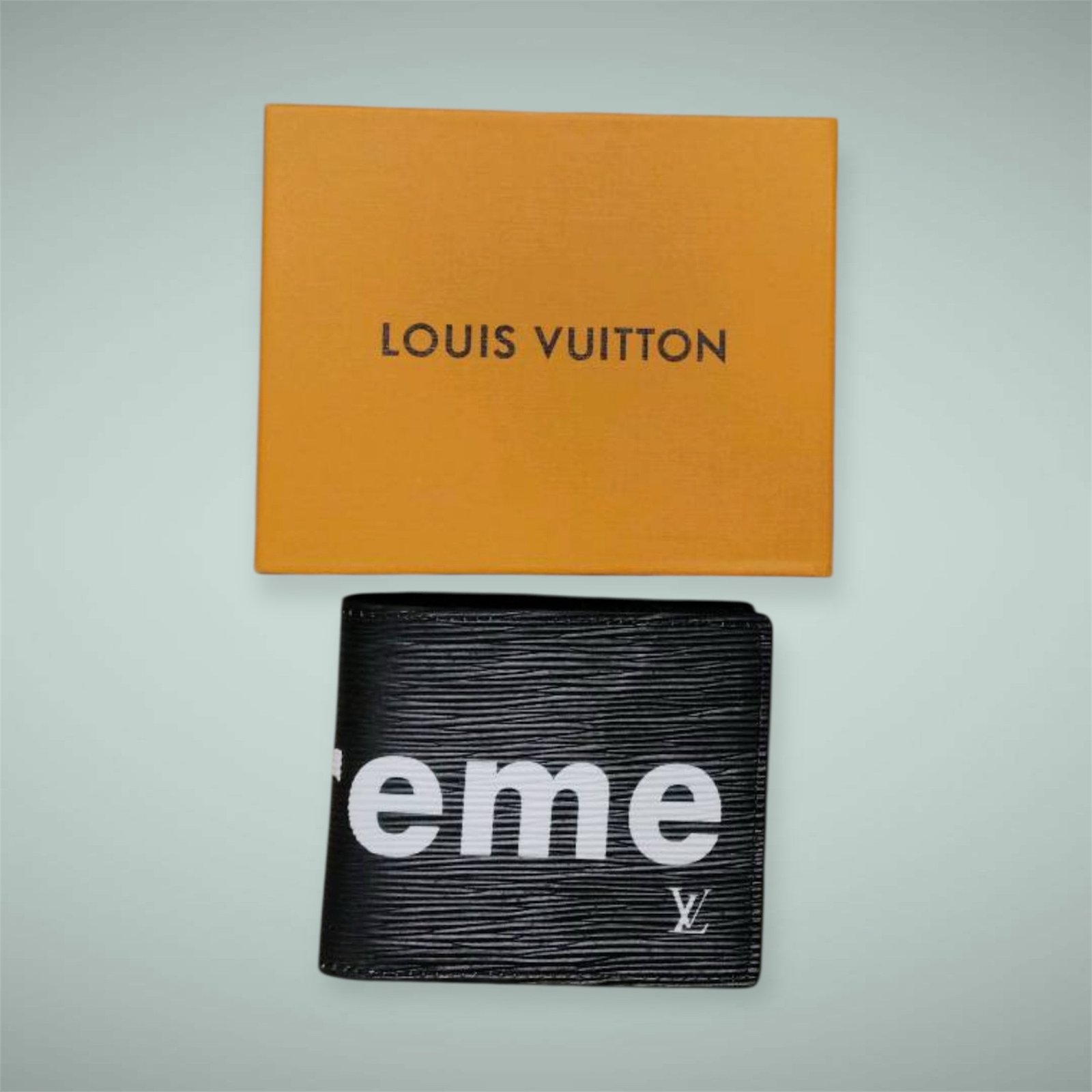 SUP x LV Black Wallet - Image 6